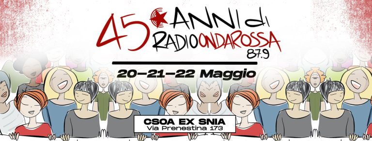 FESTA DI COMPLEANNO RADIO ONDA ROSSA