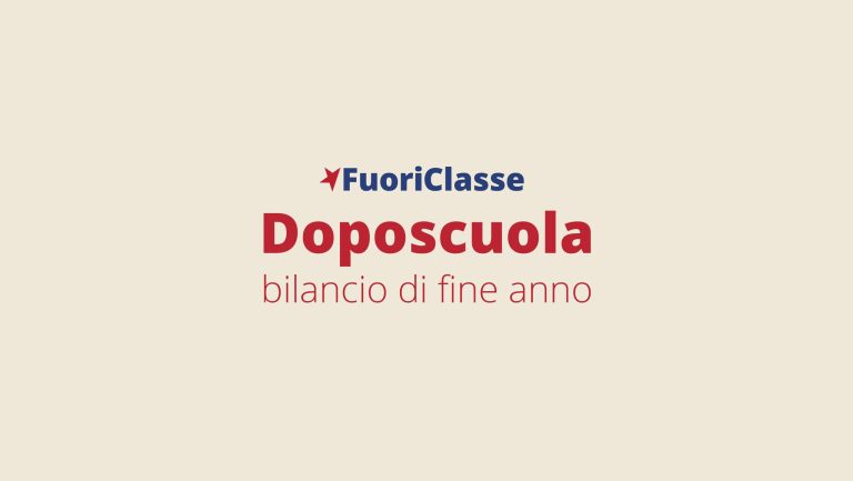 Fuoriclasse – bilancio di fine anno del doposcuola