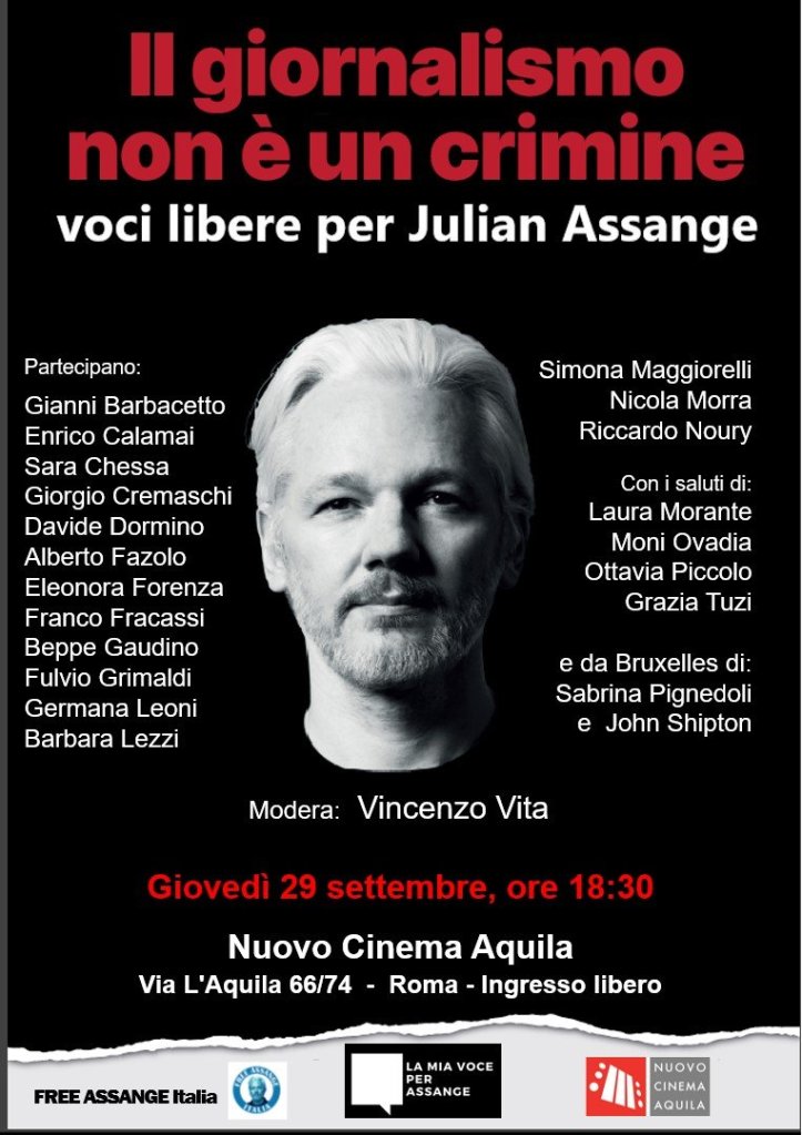 IL GIORNALISMO NON È UN CRIMINE