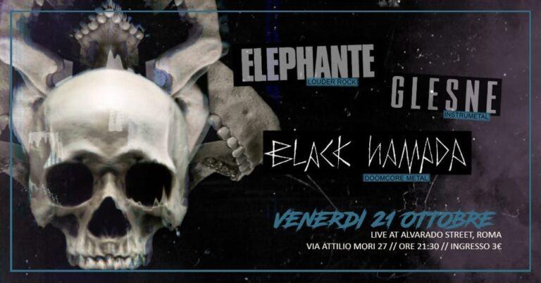 Black Hamada, Elephante, Glesne live