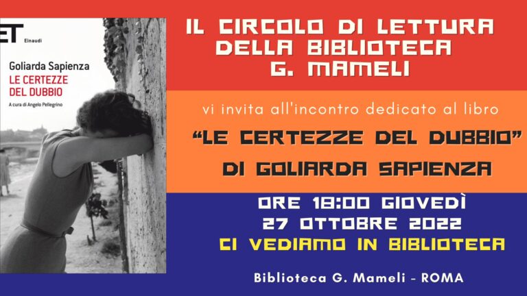 Incontro del Circolo di lettura