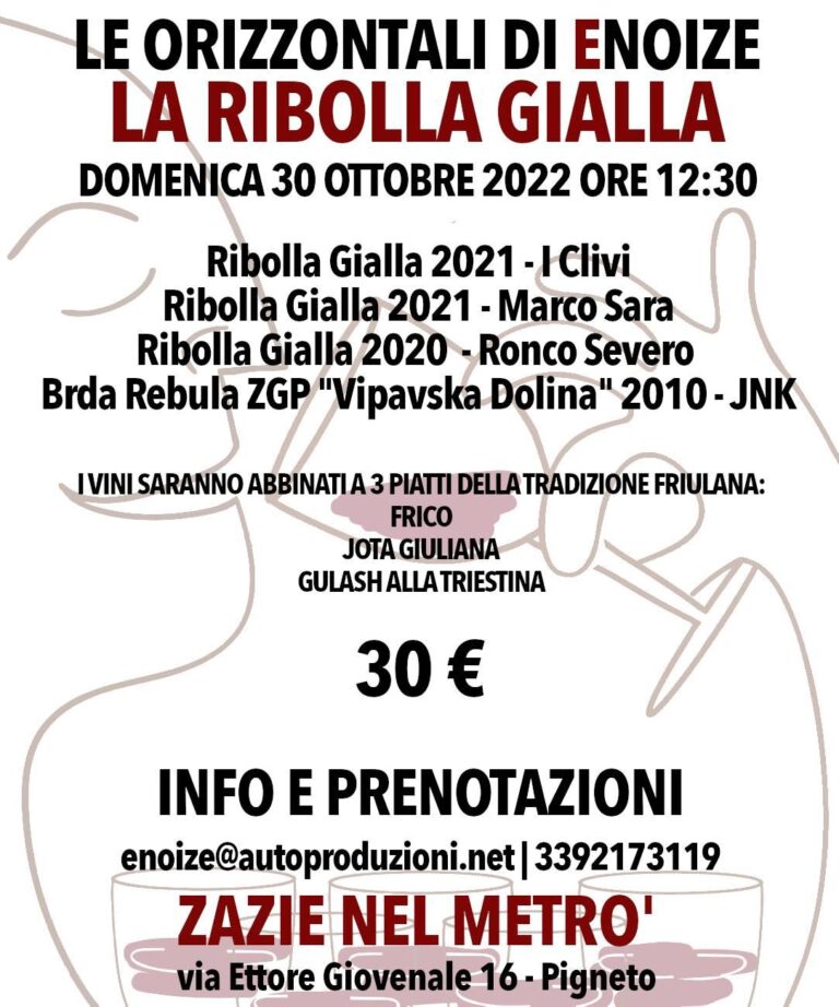 Le Orizzontali – La Ribolla Gialla