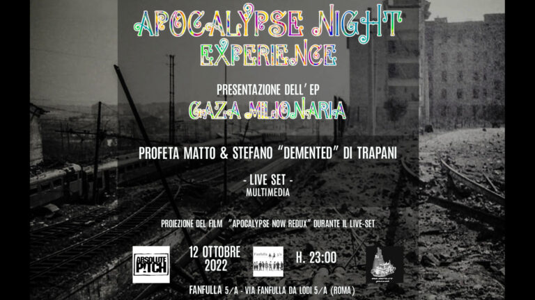 PROFETA MATTO & STEFANO “DEMENTED” DI TRAPANI Presentazione “GAZA MILIONARIA” EP
