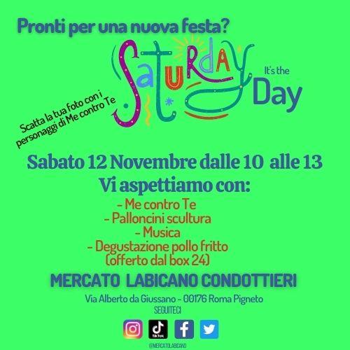 FESTA DEL SABATO AL MERCATO