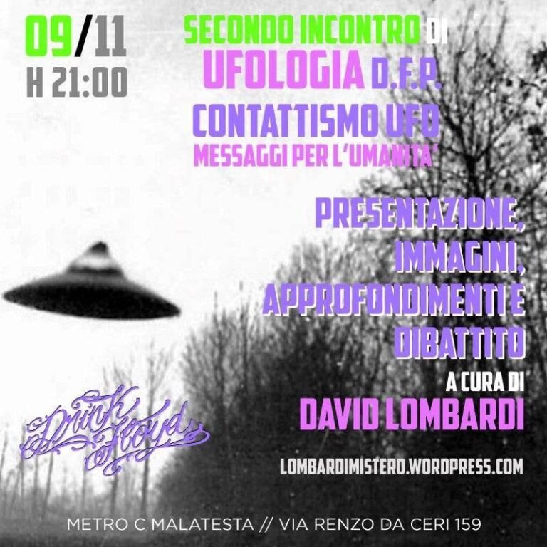 Ufologia D.F.P. – Contattismo UFO – Messaggi per l’umanità