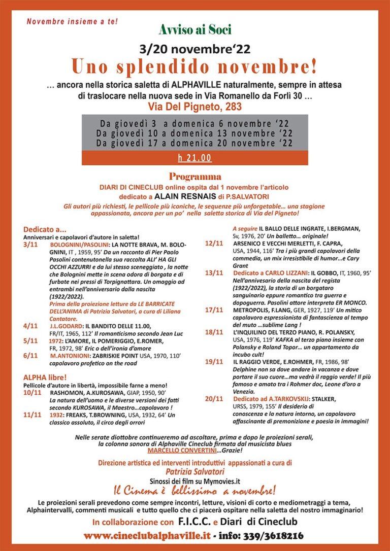 Uno splendido novembre!