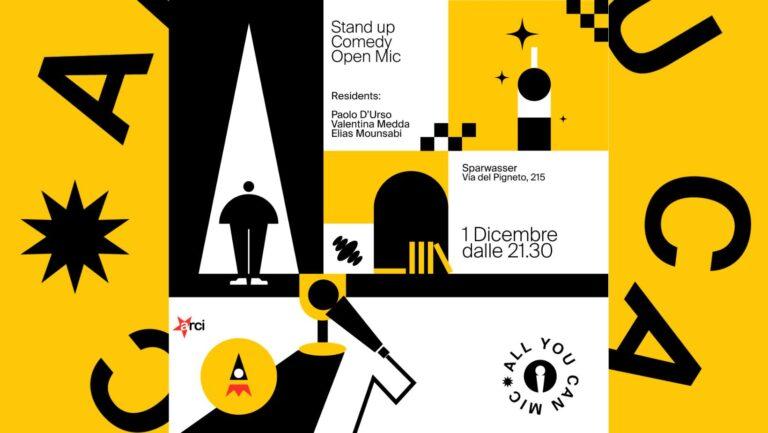 All You Can Mic! La stand up comedy a Sparwasser