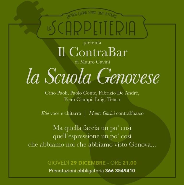Il ContraBar – la Scuola Genovese