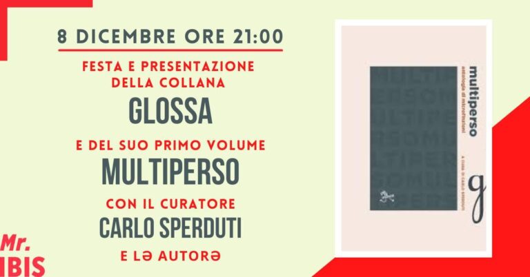 Presentazione della collana “Glossa” e del primo volume “Multiperso”