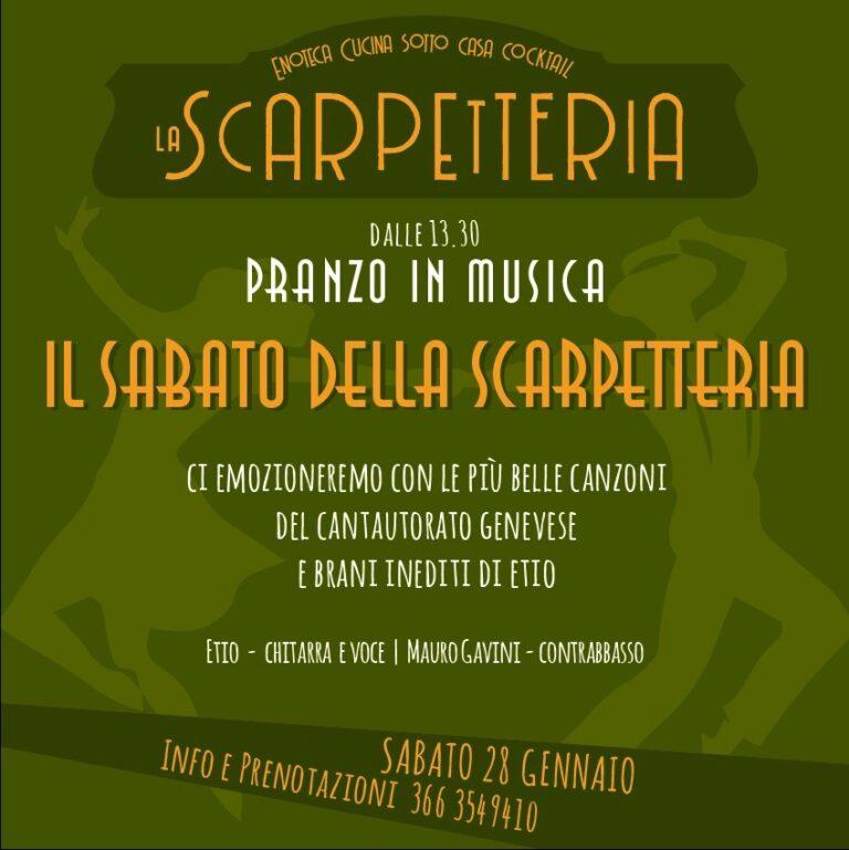 IL SABATO DELLA SCARPETTERIA