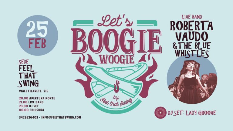 Lets’ BOOGIE WOOGIE night – Roberta Vaudo & The Blue Whistles