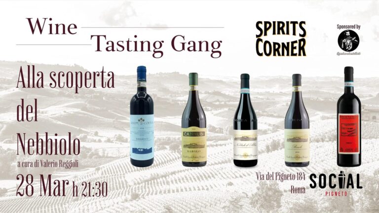 Degustazione Vino LIVE – Alla Scoperta Del Nebbiolo