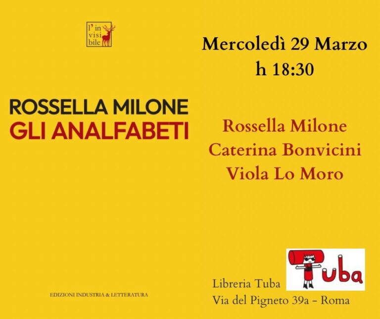 Gli Analfabeti di Rossella Milone