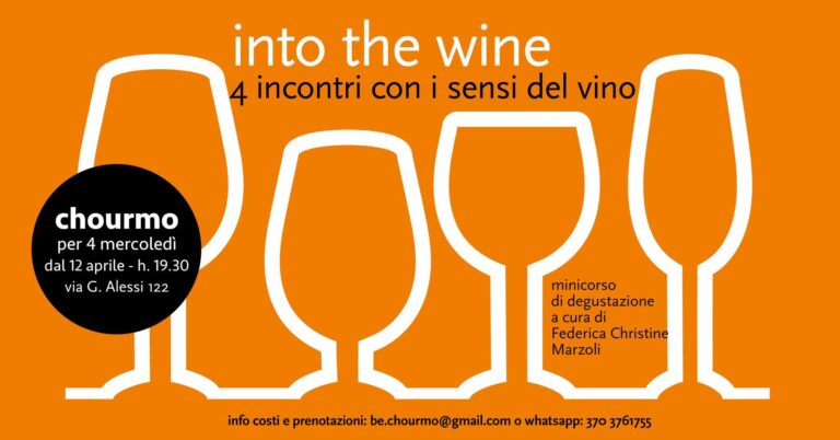 into the wine – 4 incontri con i sensi del vino