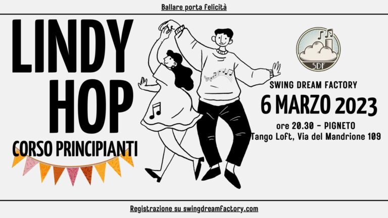 Nuovo corso di Lindy Hop Principianti Swing Dream Factory