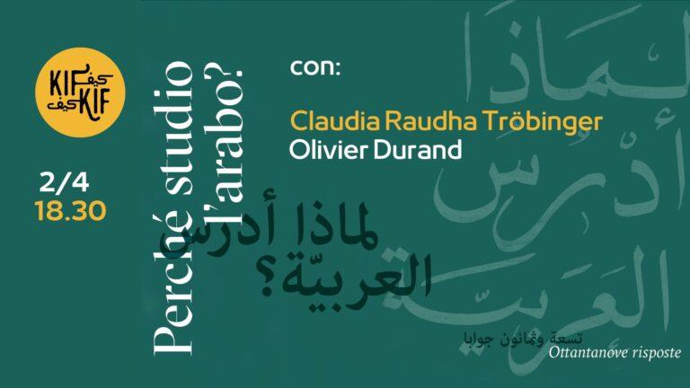 Perché studio l’arabo? Ottantanove risposte