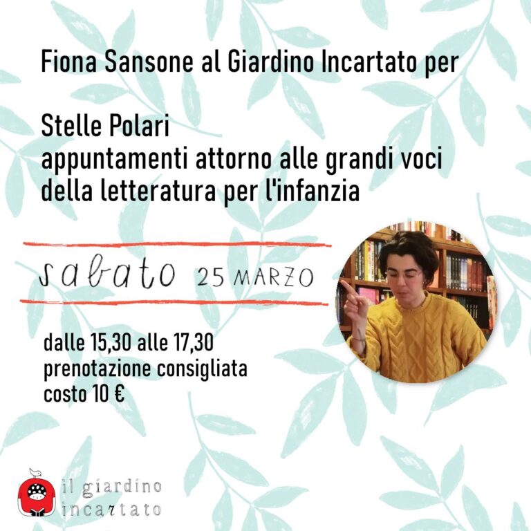 Stelle polari – un laboratorio ideato da Fiona Sansone