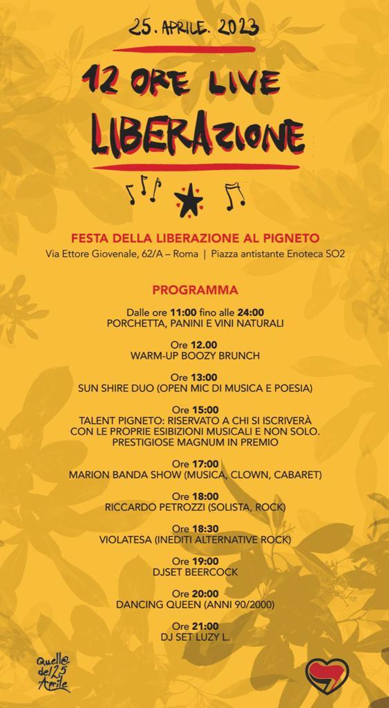 24 ore Live Liberazione: Iscriviti al Contest