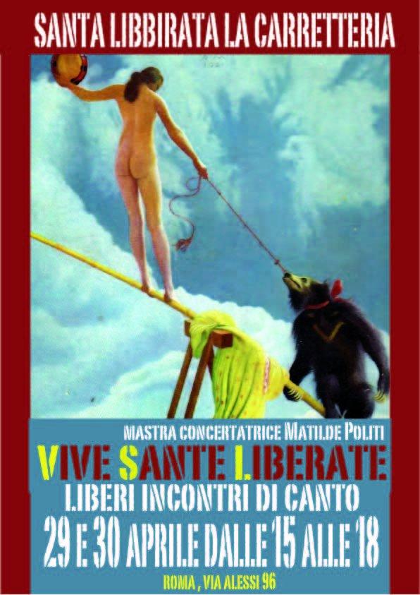 vive sante liberate – liberi incontri di canto, mastra concertatrice Matide Politi