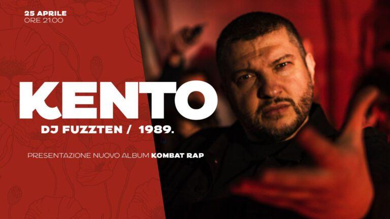 KENTO live – Presentazione “Kombat Rap” – Dj Futzzen / 1989.