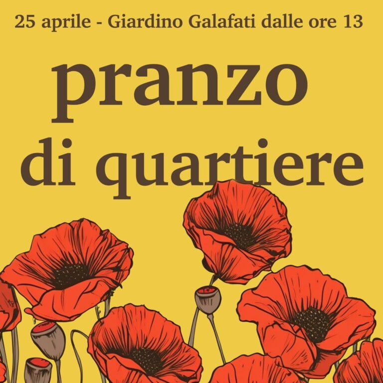 PRANZO DI QUARTIERE