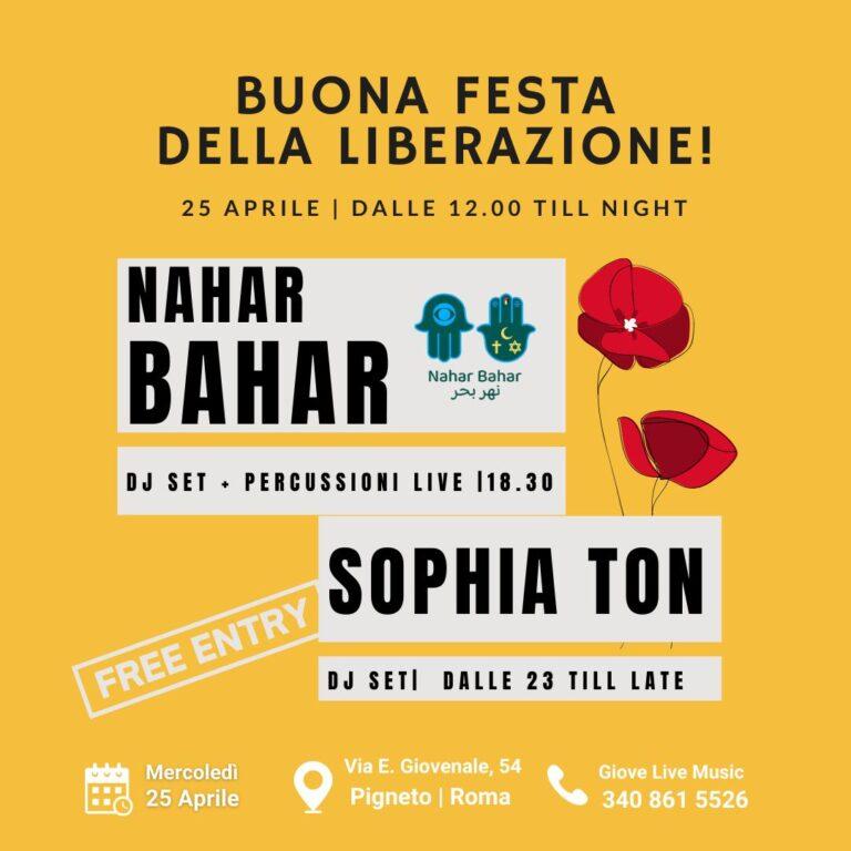 Festa della Liberazione | Dj Set + Percussioni | Food & Drink