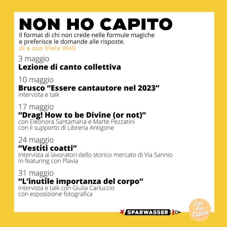 Non ho capito
