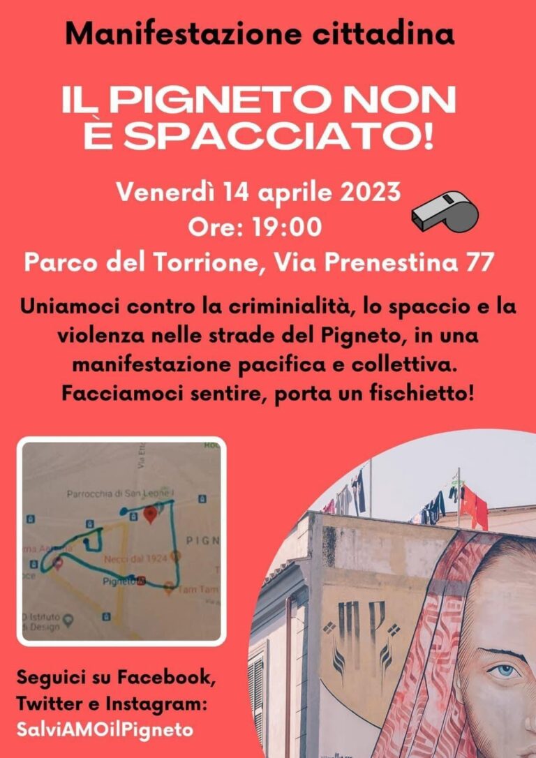 Il Pigneto non è spacciato