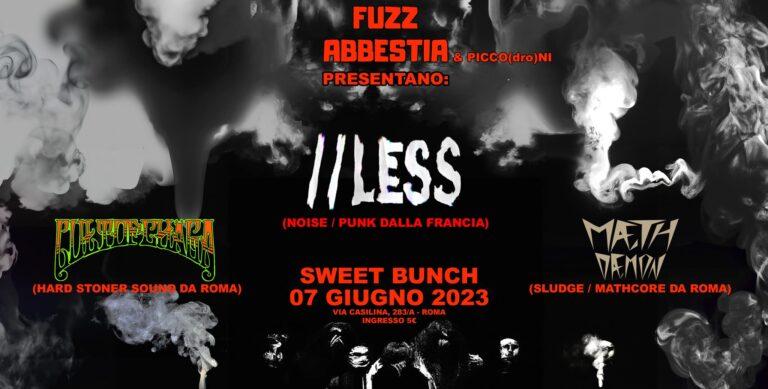 //LESS (Noise/Punk dalla Francia) Live a Roma