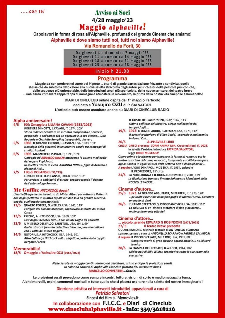 Maggio alphaville!