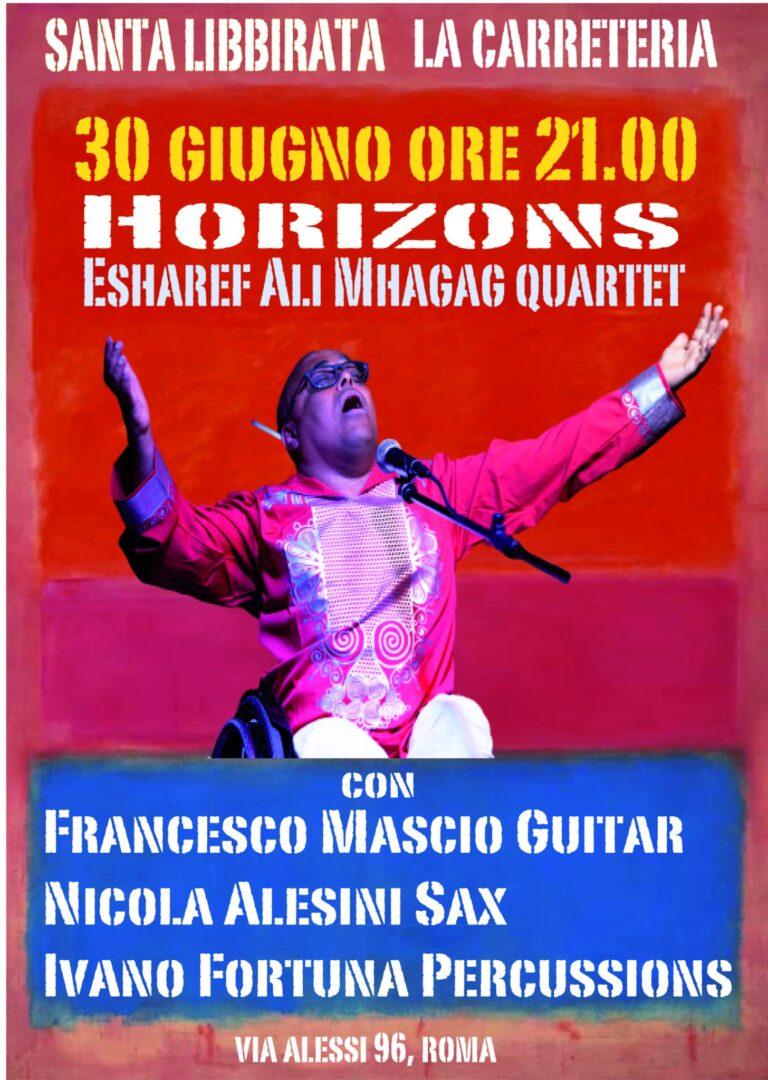 Esharef Ali Mhagag quartet Presentazione album Horizons