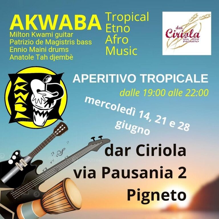 Aperitivo tropicale con gli Akwaba