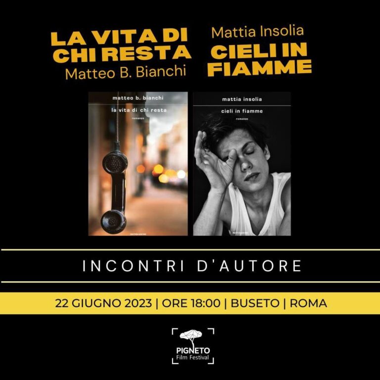 INCONTRI D’AUTORE: MATTEO B. BIANCHI E MATTIA INSOLIA