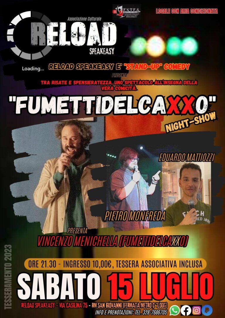“FUMETTIDelCAXXO night-show!” – StandUp Comedy night