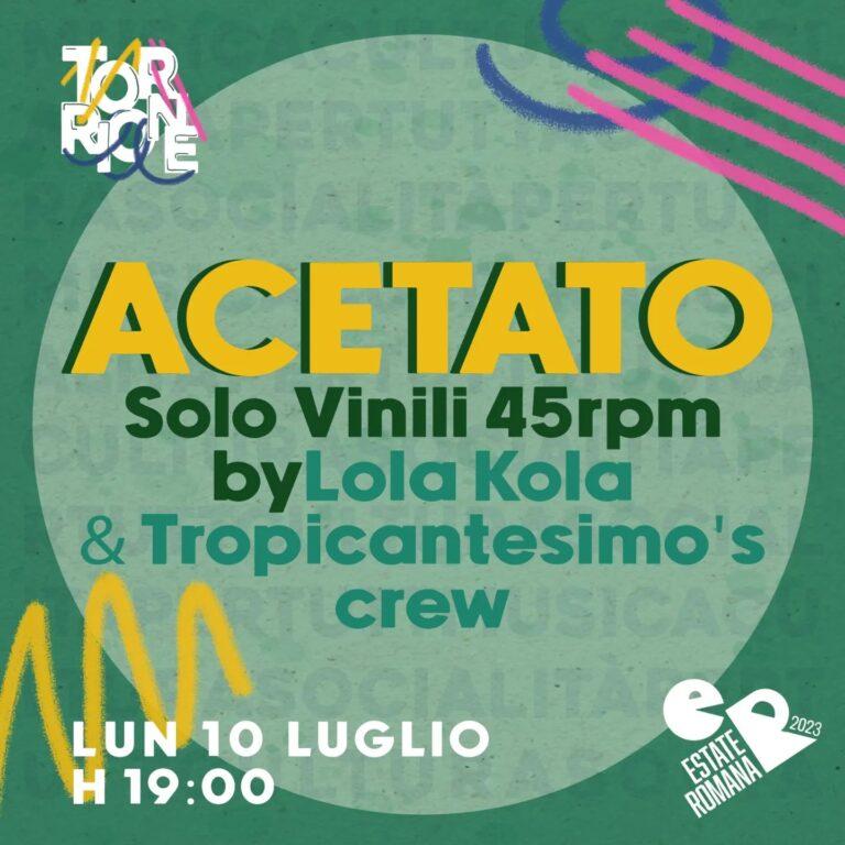 ACETATO: SOLO VINILE 45RPM DJ SET