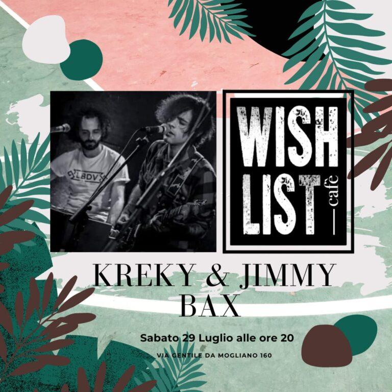 kreky & jimmy bax – acoustic show