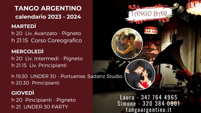 TANGO LEZIONI DI PROVA – TUTTI I LIVELLI