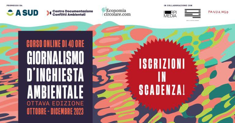 Corso online di giornalismo d’inchiesta ambientale