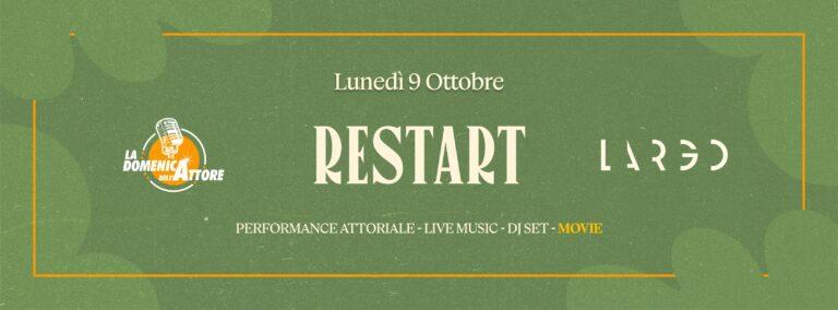RESTART – La Domenica Dell’Attore