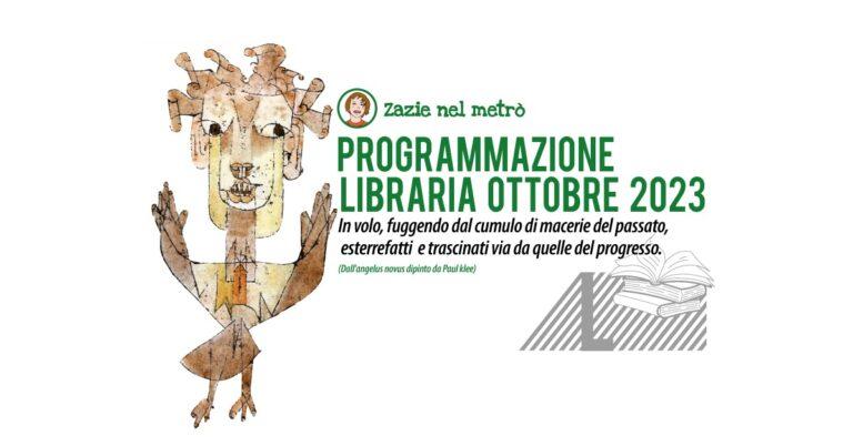 Programmazione libraria ottobre 2023