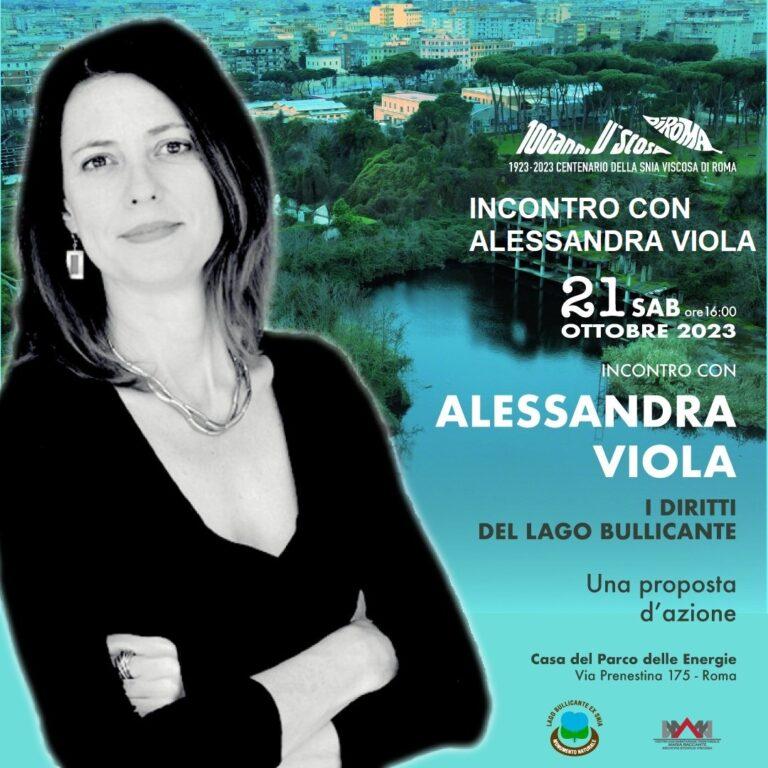 ALESSANDRA VIOLA “I diritti del Lago Bullicante”