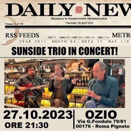 Sunside trio in concert