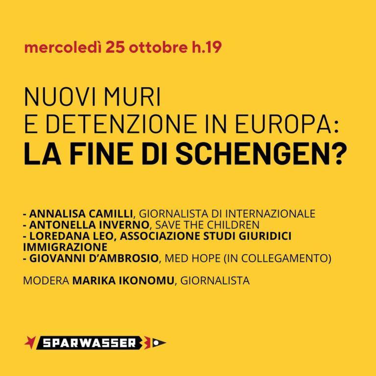Nuovi muri e detenzione in Europa, la fine di Schengen?