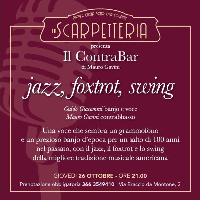 Il ContraBar – jazz, foxtrot, swing