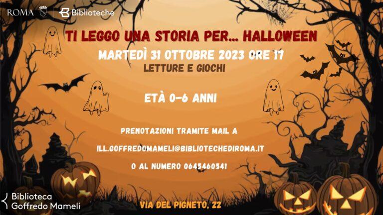 Ti leggo una storia per… Halloween!