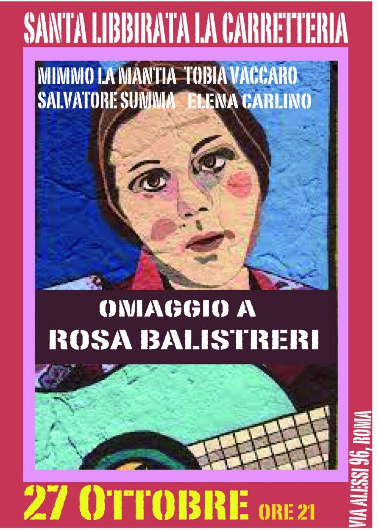 OMAGGIO A ROSA BALISTRERI