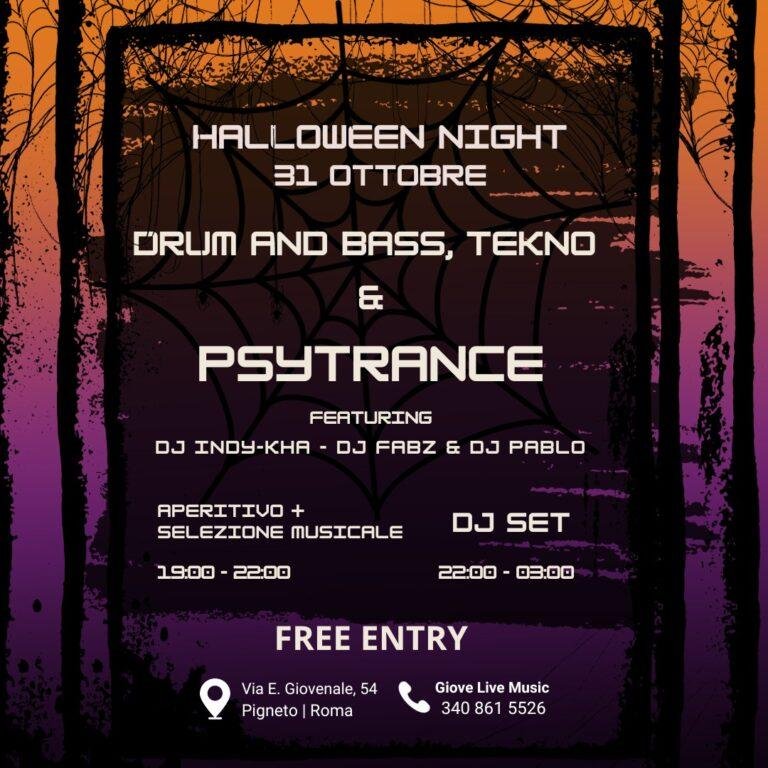 Halloween Night – Drum and bass | Tekno | Psytrance