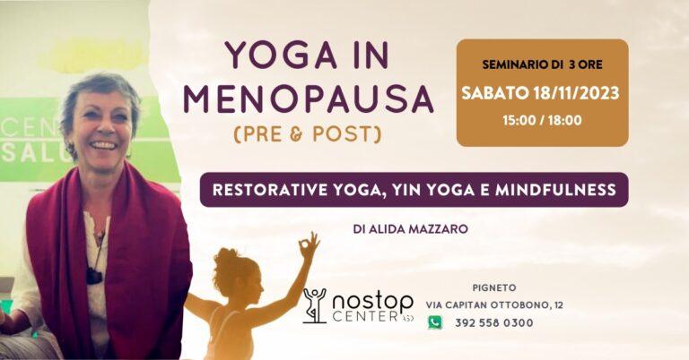 Seminario di Yoga in Menopausa