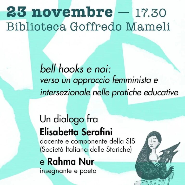 bell hooks e noi: verso un approccio intersezionale e femminista nelle pratiche educative