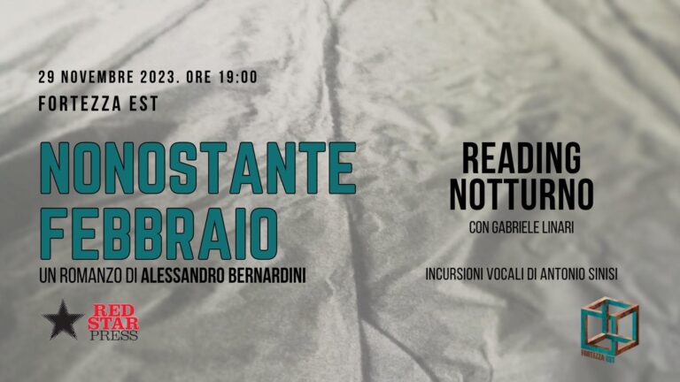 NONOSTANTE FEBBRAIO // READING NOTTURNO